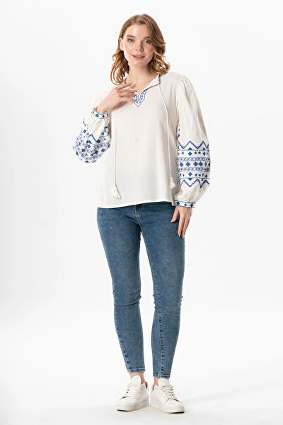 Eliş Şile Bezi Kadın Bluz