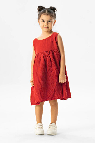 Eliş Şile Bezi Kız Çocuk Elbise
