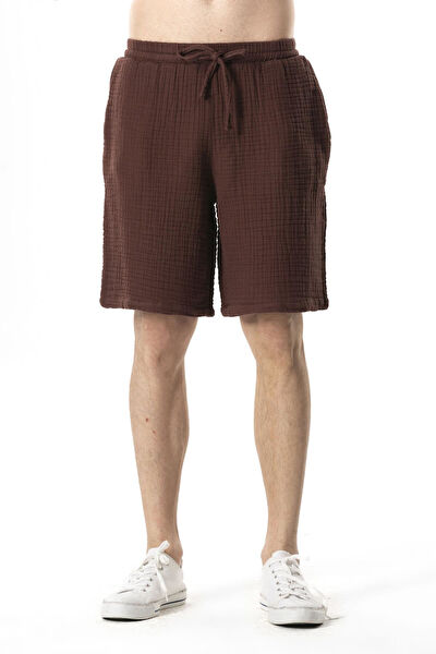 Eliş Şile Bezi Erkek Şort, Bermuda, Kapri
