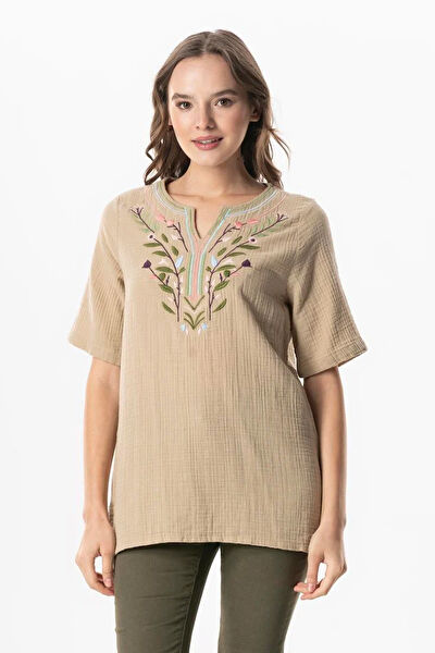 Eliş Şile Bezi Kadın Bluz