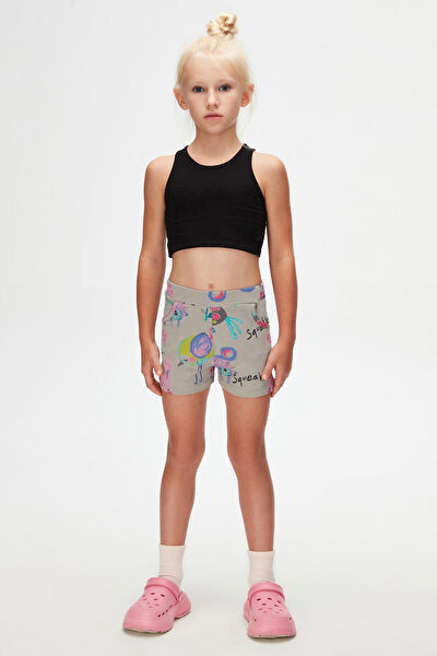 Lovetti Kız Çocuk Şort, Bermuda, Kapri