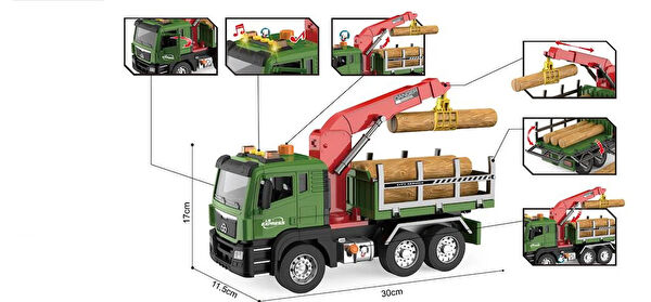 Tıfıl Toys Oyuncak Kamyon, İş Makineleri