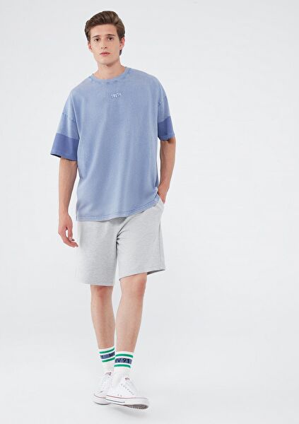 Mavi Erkek Şort, Bermuda, Kapri