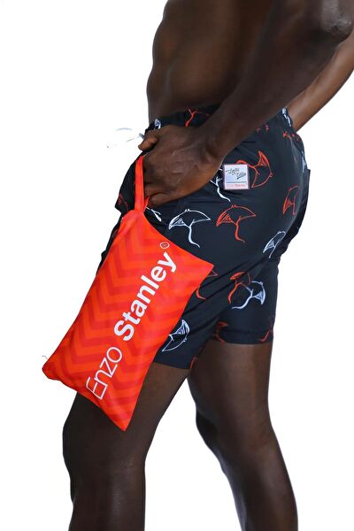 Enzo Stanley Erkek Deniz Şortu, Mayo