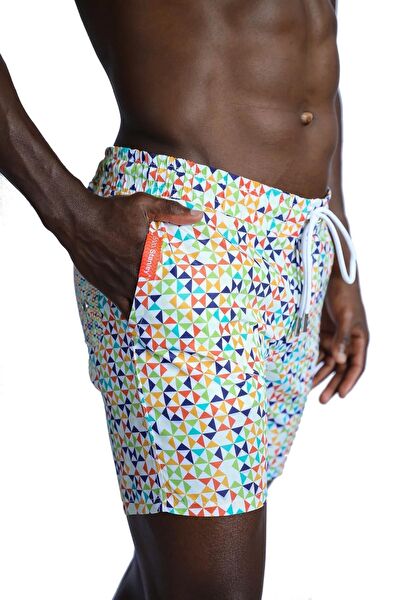 Enzo Stanley Erkek Deniz Şortu, Mayo