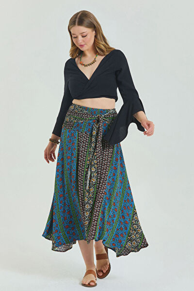 Los Banditos Büyük Beden Etek