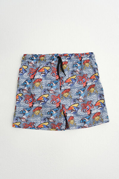 Markapia Man Erkek Çocuk Mayo, Deniz Şortu