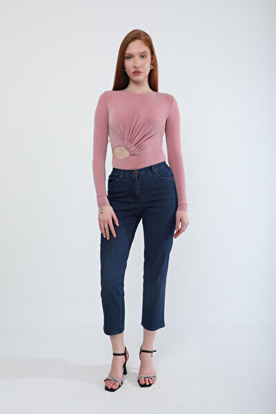 Blue White Kadın Jeans