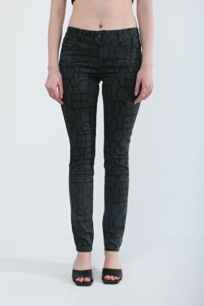 Blue White Kadın Jeans