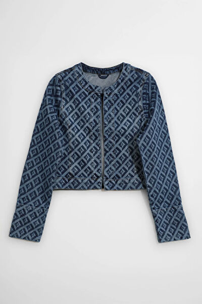 Blue White Kadın Ceket