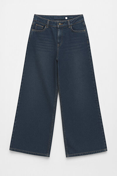 Blue White Kadın Jeans