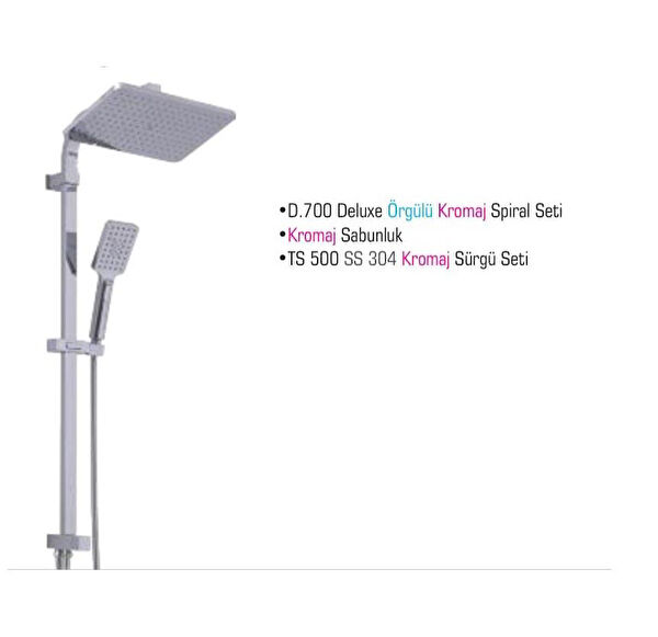 DUXXA Duş Başlığı, Spirali, Seti