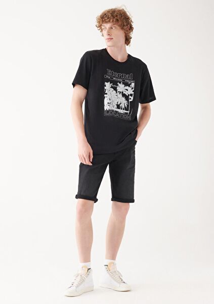 Mavi Erkek Şort, Bermuda, Kapri