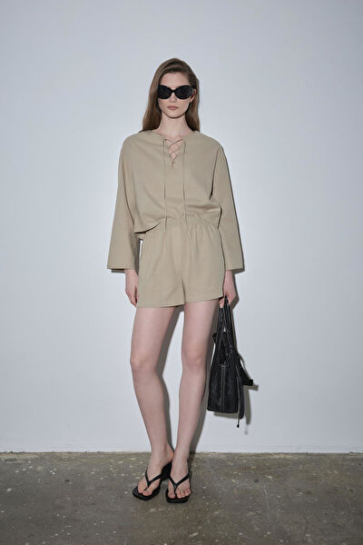 Suud Collection Kadın Şort, Bermuda, Kapri