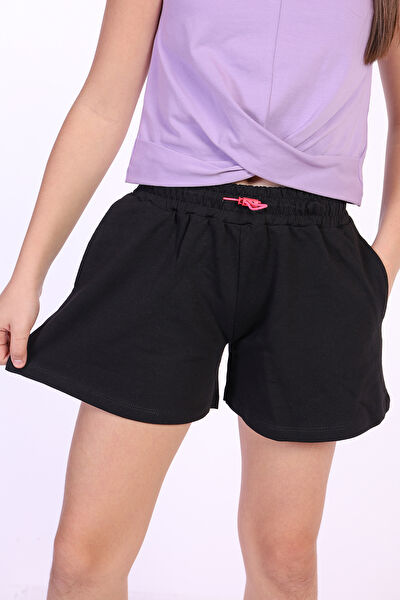 Toontoy Kids Kız Çocuk Şort, Bermuda, Kapri