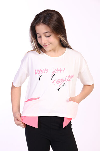 Toontoy Kids Kız Çocuk Tişört