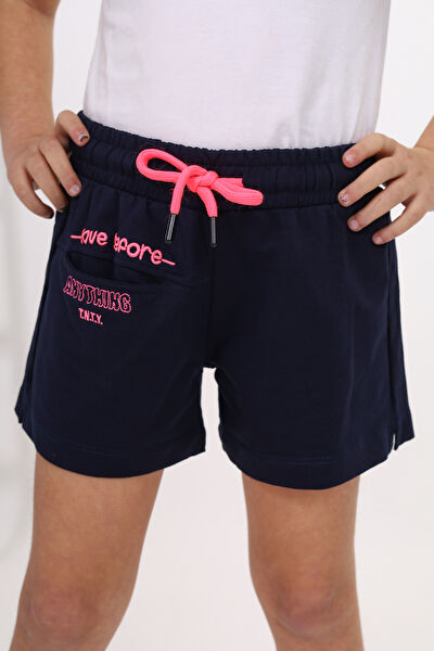 Toontoy Kids Kız Çocuk Şort, Bermuda, Kapri