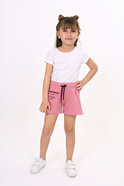 Toontoy Kids Kız Çocuk Şort, Bermuda, Kapri