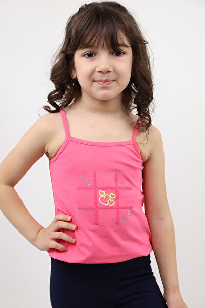 Toontoy Kids Kız Çocuk Atlet, Fanila