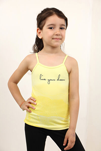 Toontoy Kids Kız Çocuk Atlet, Fanila