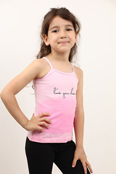 Toontoy Kids Kız Çocuk Atlet, Fanila