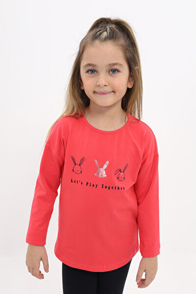 Toontoy Kids Kız Çocuk Tişört