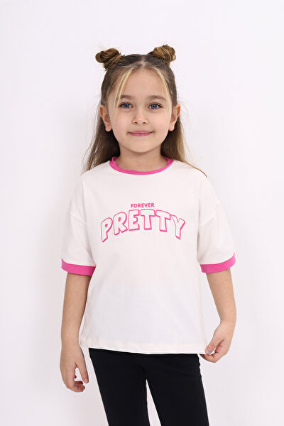 Toontoy Kids Kız Çocuk Tişört