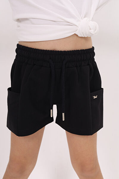 Toontoy Kids Kız Çocuk Şort, Bermuda, Kapri