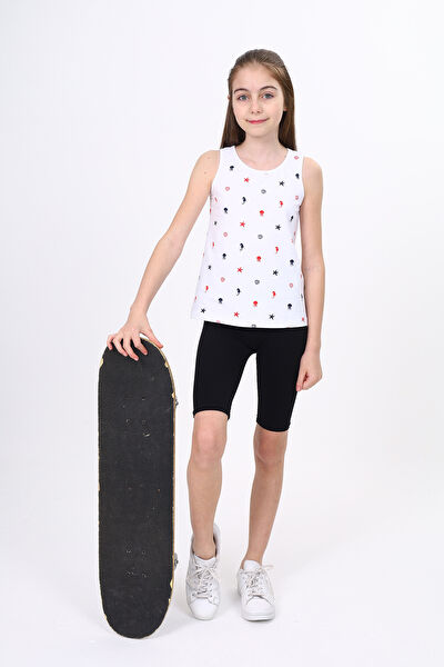 Toontoy Kids Kız Çocuk Atlet, Fanila