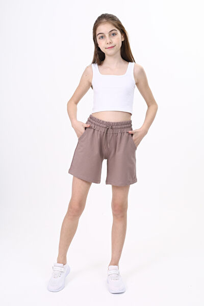 Toontoy Kids Kız Çocuk Şort, Bermuda, Kapri