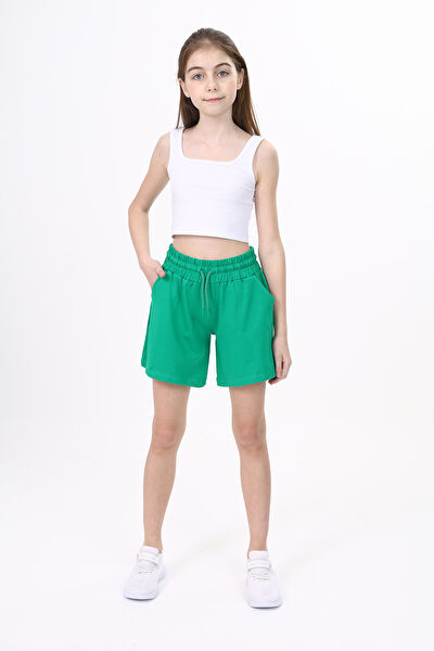 Toontoy Kids Kız Çocuk Şort, Bermuda, Kapri
