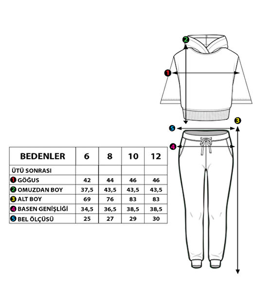 Toontoy Kids Kız Çocuk Takım