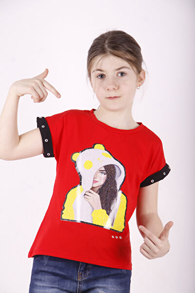 Toontoy Kids Kız Çocuk Tişört