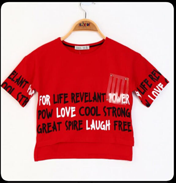 Toontoy Kids Kız Çocuk Tişört