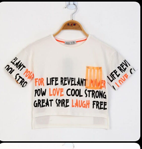 Toontoy Kids Kız Çocuk Tişört