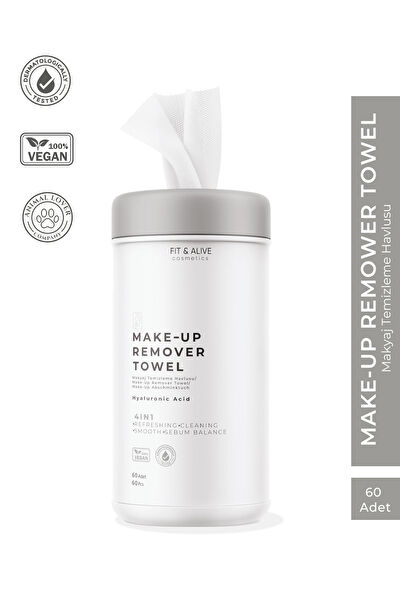 Fit & Alive Cosmetics Makyaj Temizleme Mendili