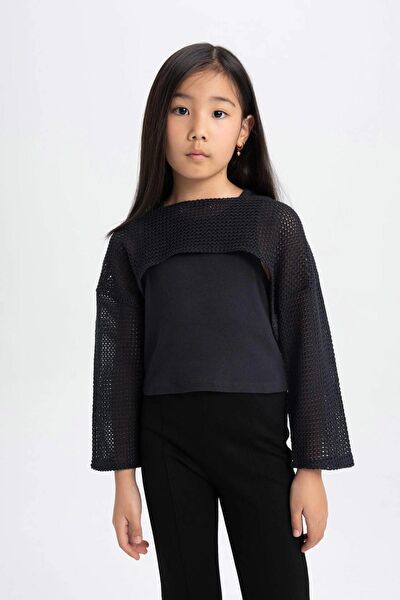 DeFacto Kız Çocuk Sweatshirt