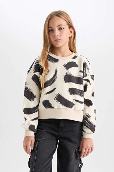 DeFacto Kız Çocuk Sweatshirt