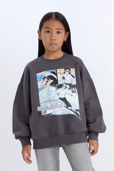 DeFacto Kız Çocuk Sweatshirt