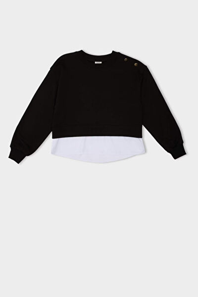 DeFacto Kız Çocuk Sweatshirt