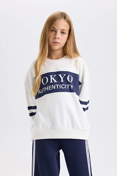 DeFacto Kız Çocuk Sweatshirt