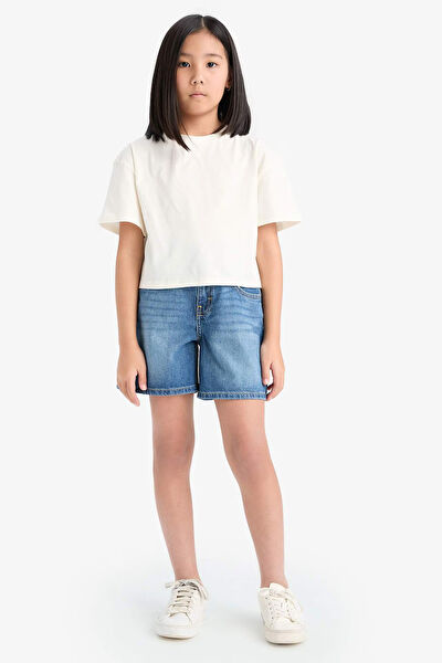 DeFacto Kız Çocuk Şort, Bermuda, Kapri