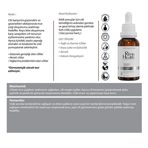 Rimu Health Products Akne, Gözenek, Leke Ürünleri