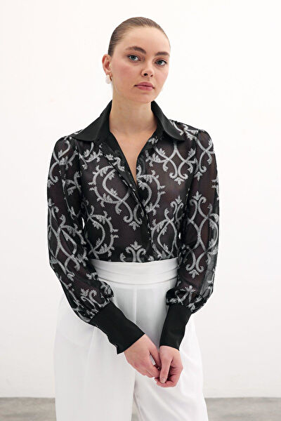 Sateen Kadın Gömlek