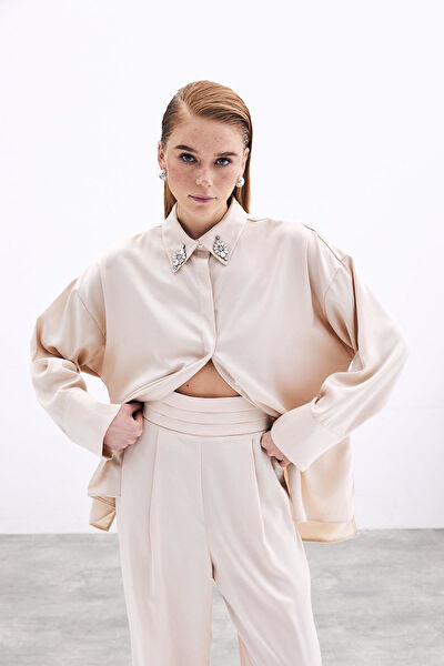 Sateen Kadın Gömlek