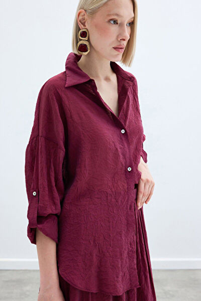 Sateen Kadın Gömlek