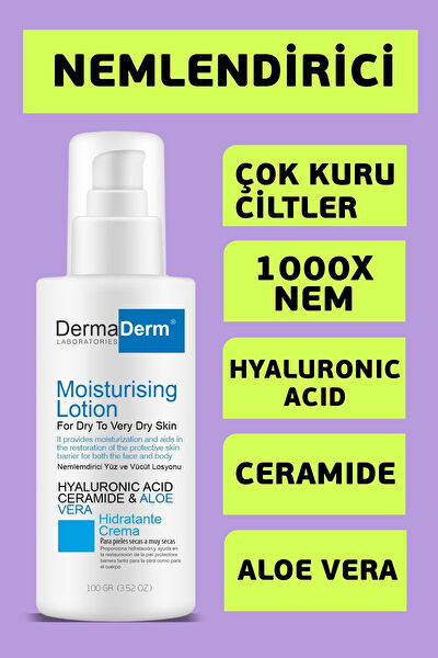 Dermaderm Vücut Nemlendirici Krem, Losyon