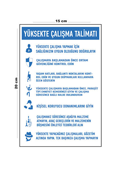 Lucena Güvenlik Uyarı İşaretleri, İş Güvenliği Levhaları