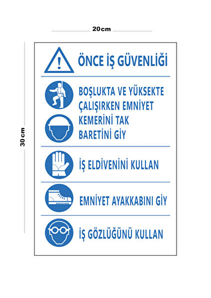 Lucena Güvenlik Uyarı İşaretleri, İş Güvenliği Levhaları