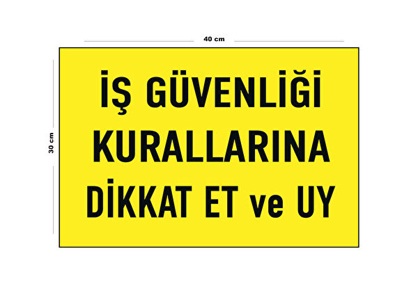 Lucena Güvenlik Uyarı İşaretleri, İş Güvenliği Levhaları